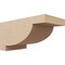 Ekena Millwork 6"W x 12"D x 6"H Wide Alpine Rough Cedar Woodgrain TimberThane Corbel, Primed Tan CORUR06X12X06ALPRCPR - alternate 1
